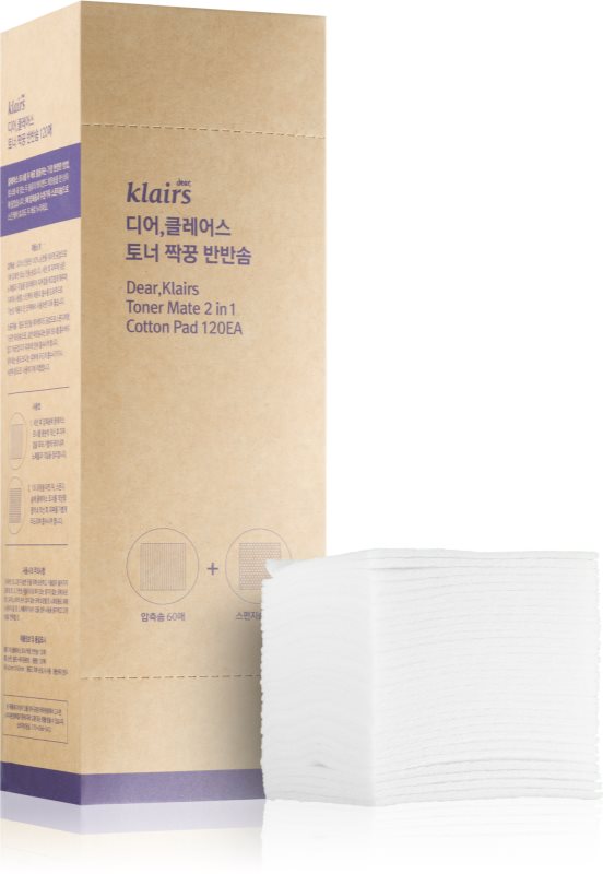 Klairs Supple Preparation bavlněné tamponky pro odlíčení a čištění pleti