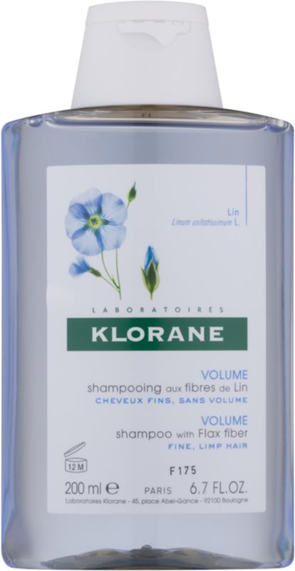 Klorane Flax Fiber champô para cabelo fino e sem volume