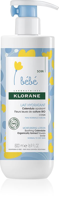 Klorane Bébé Calendula leche corporal hidratante para niños y bebés