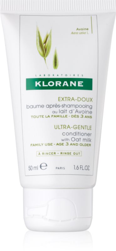 Klorane Oat Milk zartes Conditioner für häufiges Haarewaschen