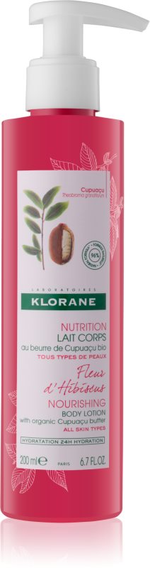 Klorane Cupuaçu Fleur d'Hibiscus výživné telové mlieko