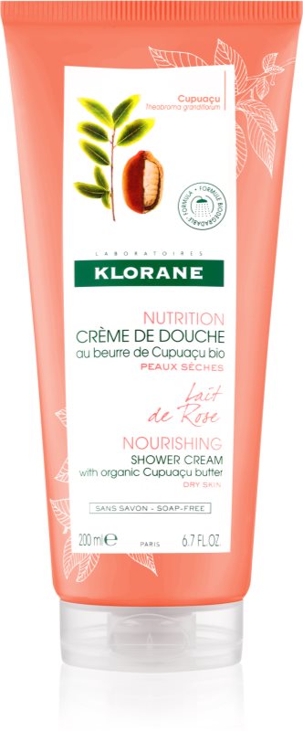 Klorane Cupuaçu Lait de Rose crema de ducha hidratante intensiva