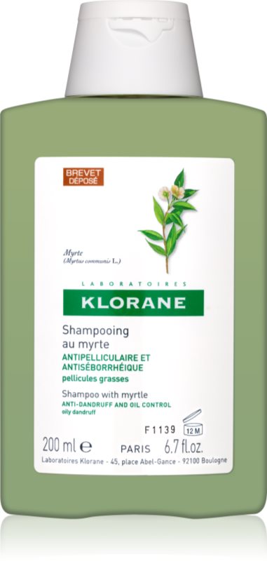 Klorane Myrtle champô contra caspa oleosa