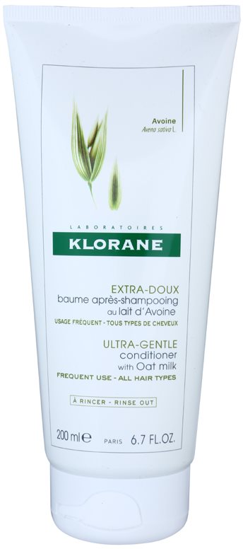Klorane Oat Milk jemný kondicionér pro snadné rozčesání vlasů