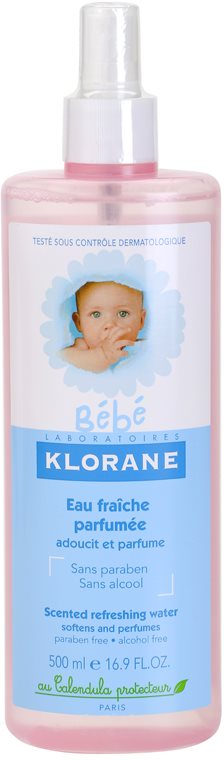 Klorane Bébé água refrescante em spray para crianças
