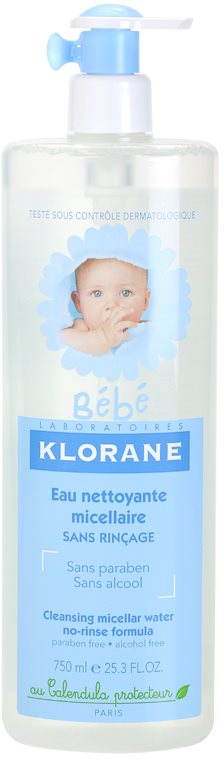 Klorane Bébé agua micelar limpiadora para niños