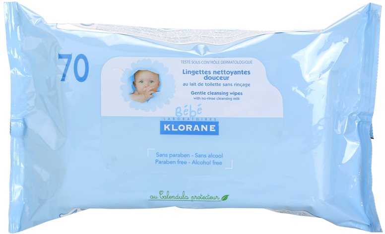 Klorane Bébé servetele pentru curatare pentru copii