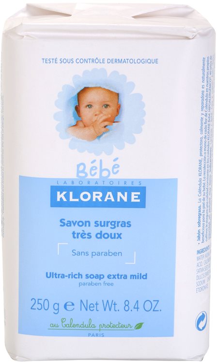 Klorane Bébé trdo milo za otroke
