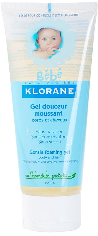 Klorane Bébé Gentle Foaming Gel For Hair And Body