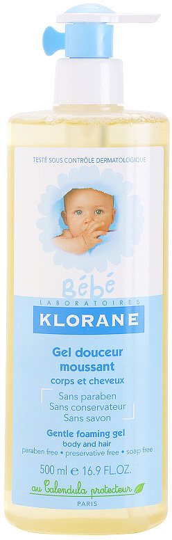 Klorane Bébé Gentle Foaming Gel For Hair And Body