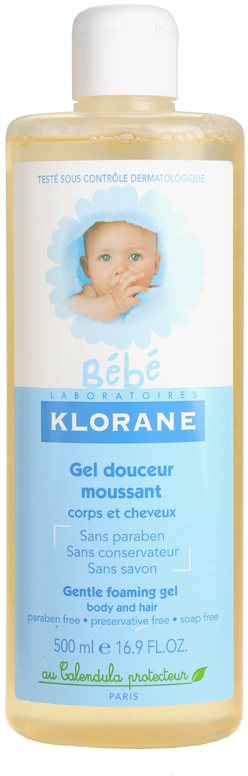 Klorane Bébé Gentle Foaming Gel For Hair And Body