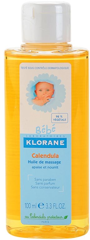 Klorane Bébé Calendula olejek do masażu dla dzieci