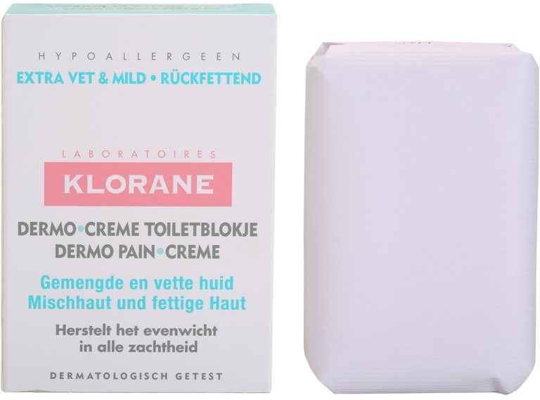 Klorane Dermo Pain Creme jabón para pieles mixtas y grasas