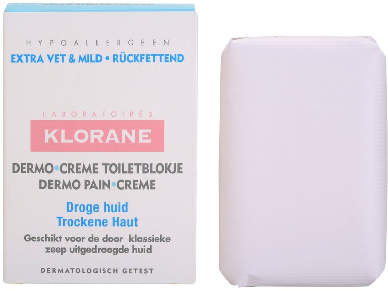 Klorane Dermo Pain Creme мило для сухої шкіри