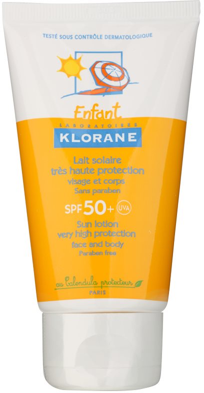 Klorane Kids leite protetor para rosto e corpo SPF 50+