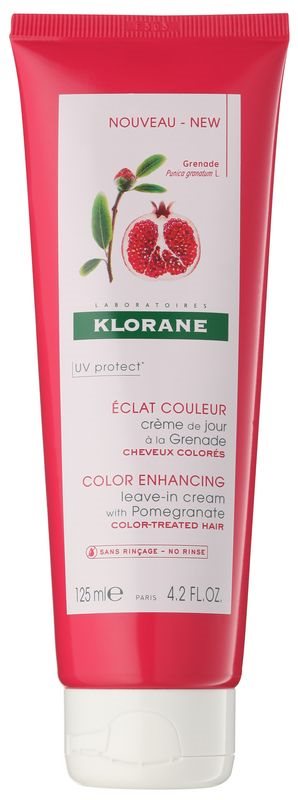 Klorane Pomegranate condicionador sem enxaguar para cabelo pintado