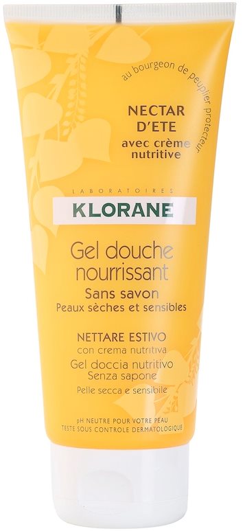 Klorane Hygiene et Soins du Corps Nectar d'été gel de banho nutritivo