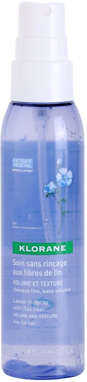 Klorane Flax Fiber leöblítést nem igénylő spray dús és formás