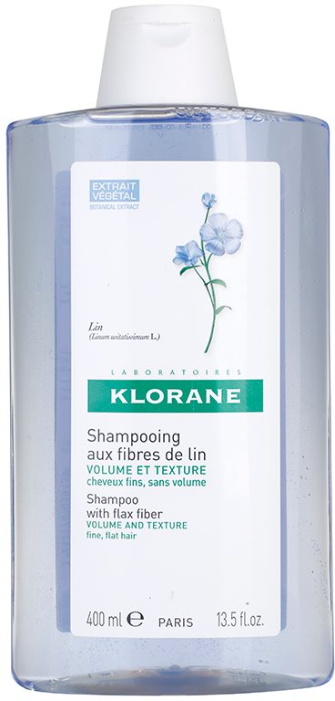 Klorane Flax Fiber šampón pre jemné vlasy bez objemu