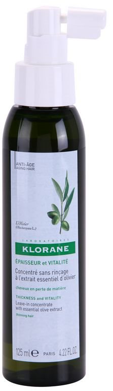 Klorane Olive Extract spray leave-in pentru par slabit