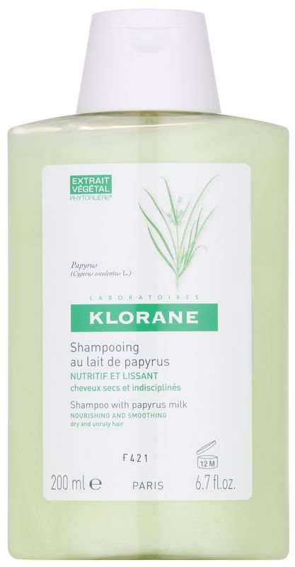 Klorane Papyrus champú para cabello seco y rebelde
