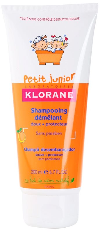 Klorane Junior sampon pentru copii cu arome de piersici