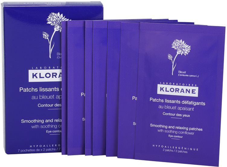 Klorane Chrpa vyhlazující a relaxační náplasti na oční okolí