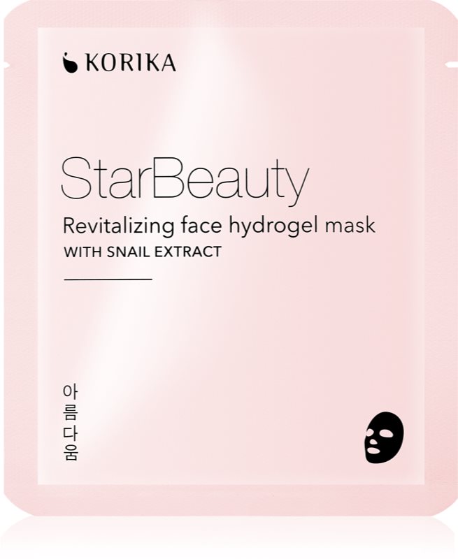 KORIKA StarBeauty revitaliserende hydrogel masker met slakkenextract