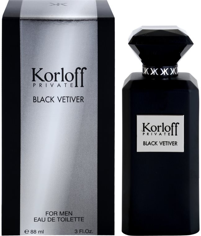 Korloff Private Black Vetiver toaletní voda unisex 88 ml