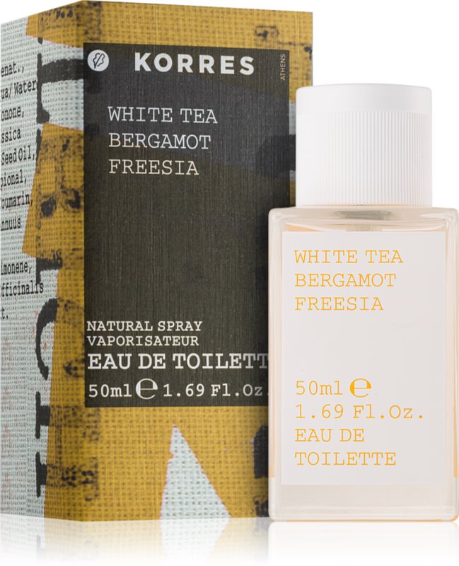 Korres White Tea, Bergamot & Freesia Eau de Toilette for Women 50 ml