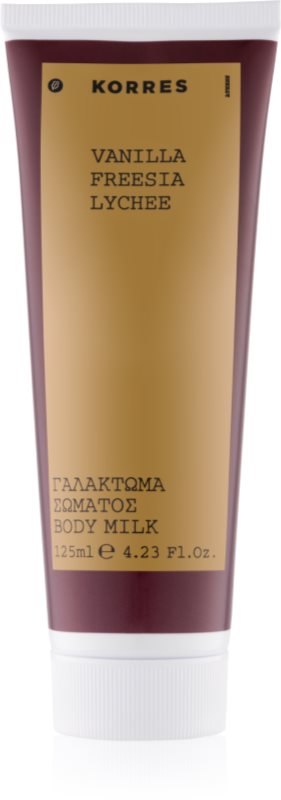Korres Vanilla, Freesia & Lychee lapte de corp pentru femei 125 ml