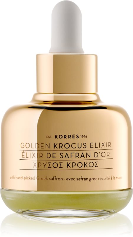 Korres Golden Krocus eliksir iz žafrana proti staranju kože