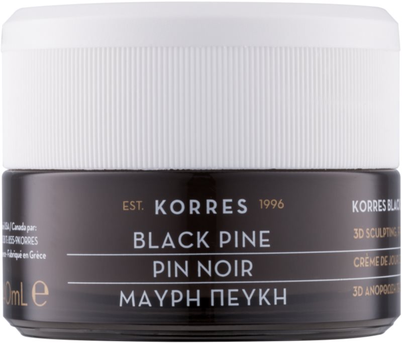 Korres Black Pine zpevňující a liftingový denní krém pro suchou až velmi suchou pleť