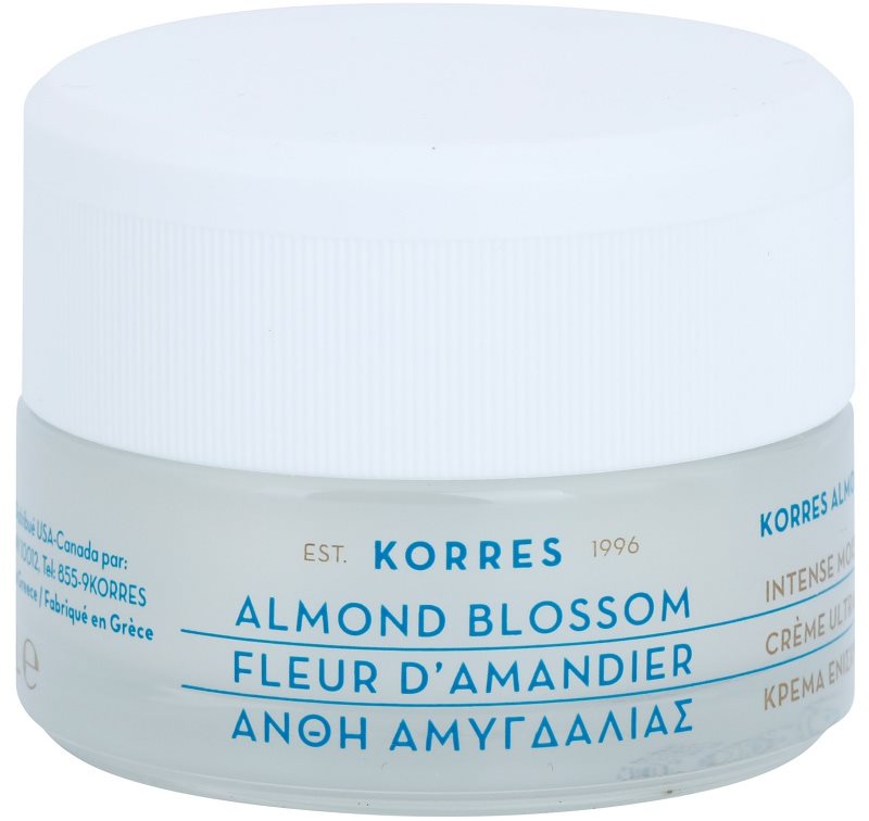 Korres Almond Blossom crema hidratante y nutritiva para pieles secas y muy secas