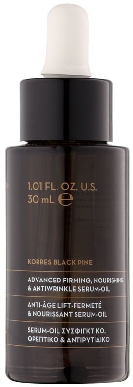 Korres Black Pine Nourishing Oil Serum with Anti-Wrinkle Effect