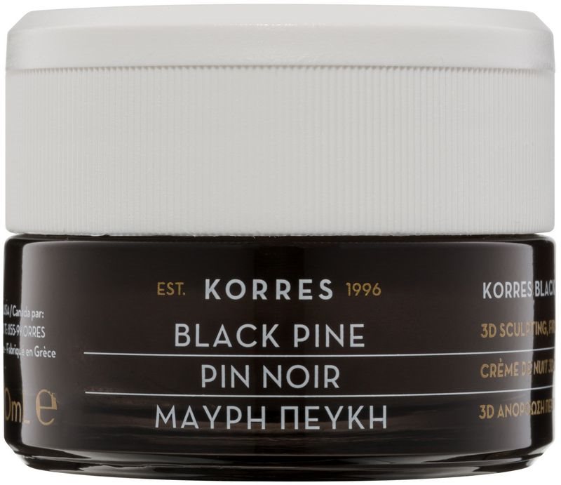 Korres Black Pine ujędrniający krem na noc z efektem liftingującym