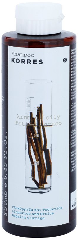 Korres Liquorice and Urtica shampoo per capelli grassi