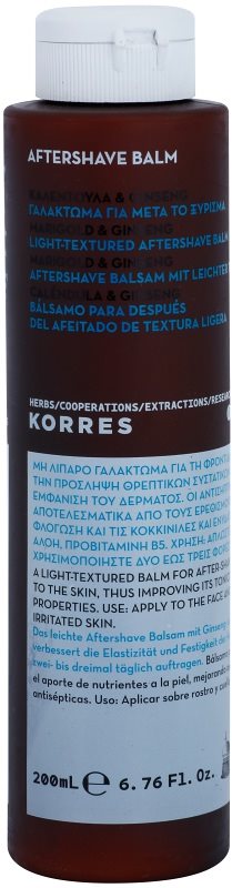Korres Men Marigold & Ginseng After Shave Balsam