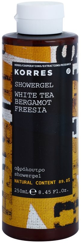 Korres White Tea, Bergamot & Freesia Douchegel Unisex 250 ml