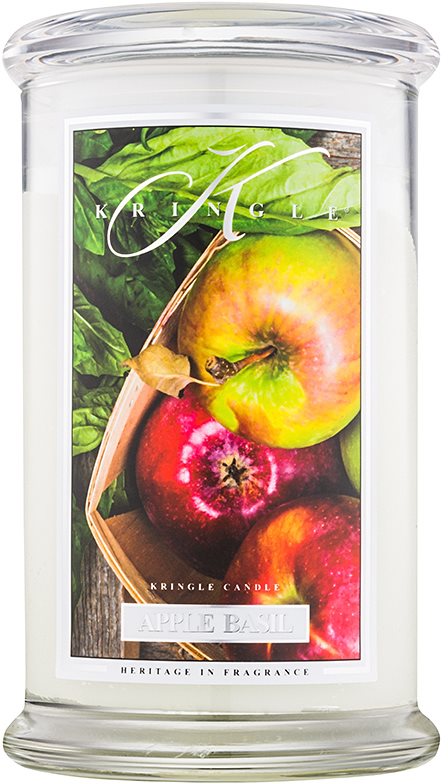 Kringle Candle Apple Basil vonná svíčka 624 g