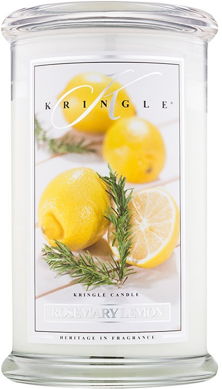 Kringle Candle Rosemary Lemon dišeča sveča 624 g