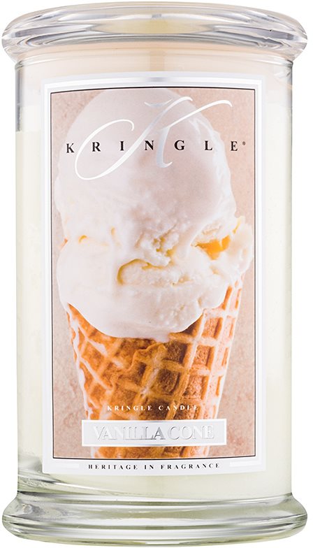 Kringle Candle Vanilla Cone lumânare parfumată 624 g