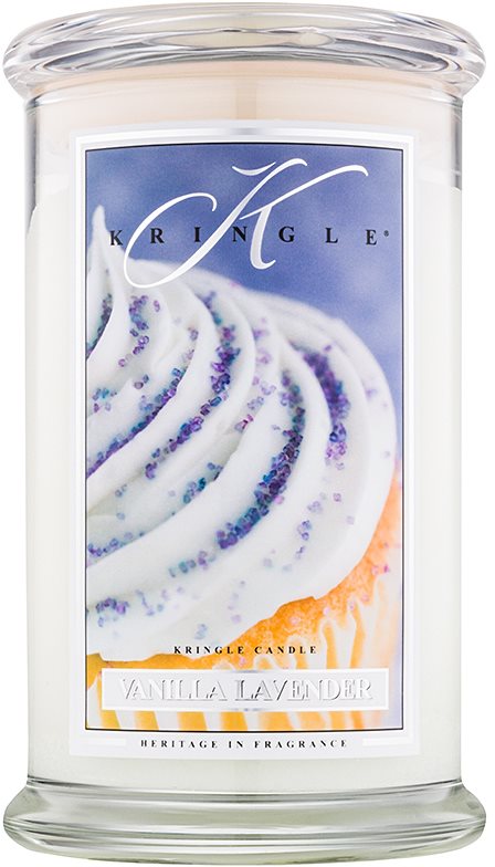 Kringle Candle Vanilla Lavender Scented Candle 624 g