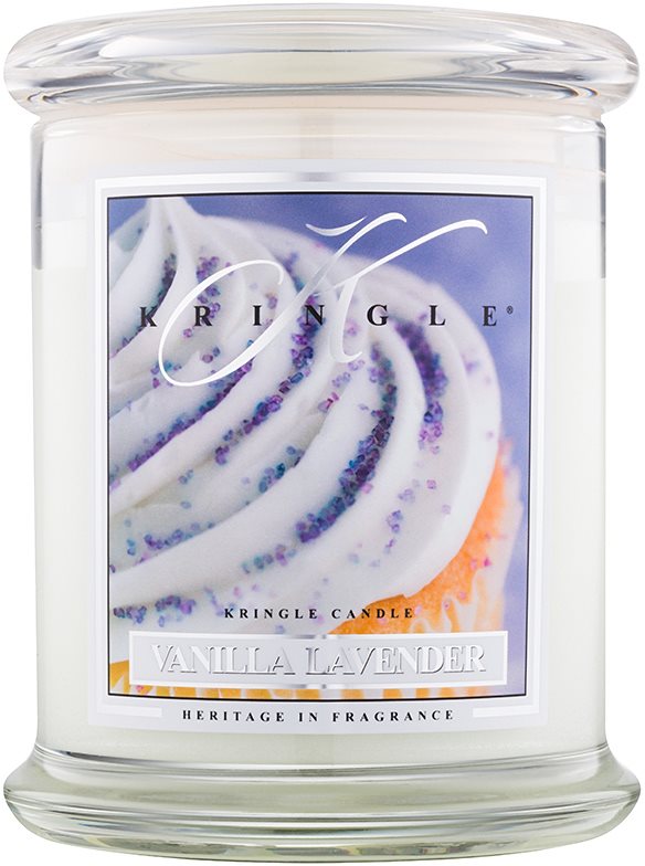 Kringle Candle Vanilla Lavender Scented Candle 411 g