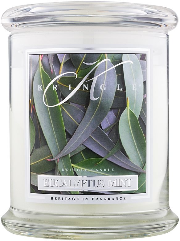 Kringle Candle Eucalyptus Mint bougie parfumée 411 g