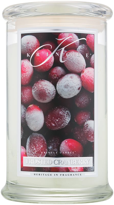 Kringle Candle Frosted Cranberry candela profumata 624 g