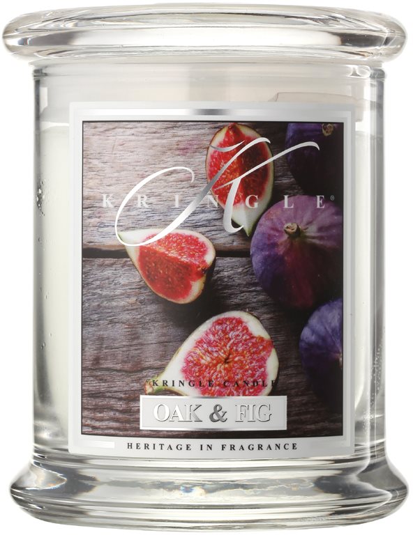 Kringle Candle Oak & Fig vonná sviečka 240 g