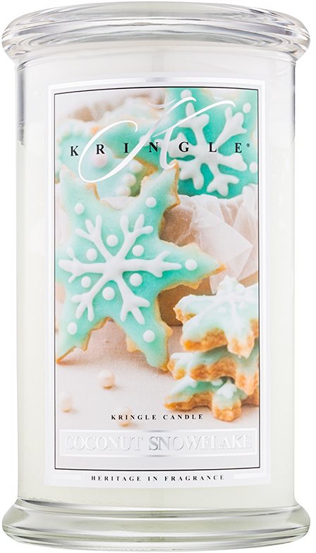 Kringle Candle Coconut Snowflake vonná svíčka 624 g
