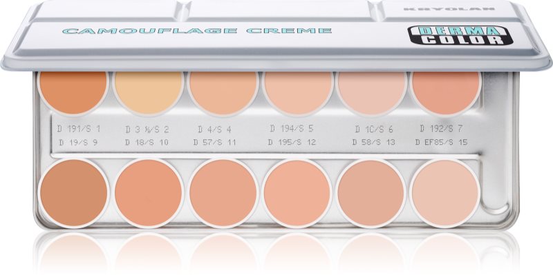 Kryolan Dermacolor Camouflage System paleta 12 korektorů