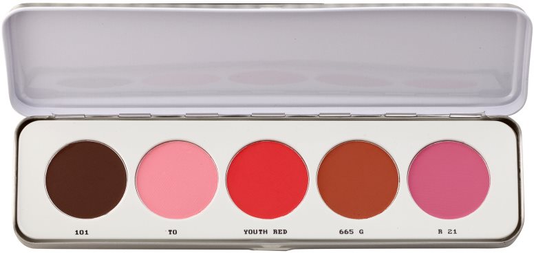 Kryolan Basic Face & Body paleta rdečil 5 barv
